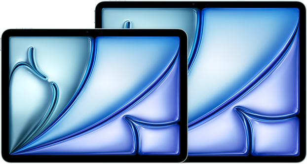 iPad Air in two different sizes